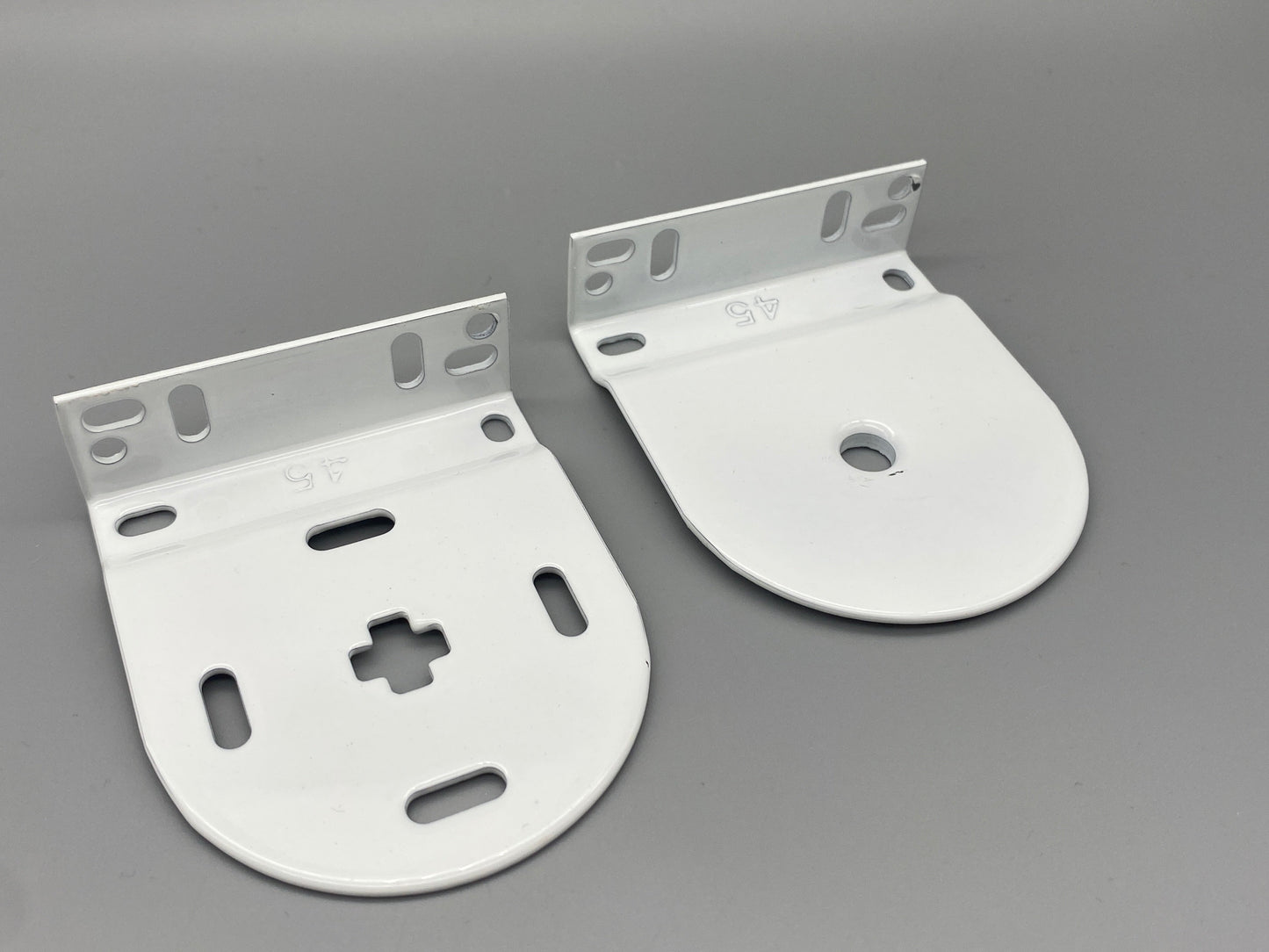 Pair of Replacement Roller Blinds Brackets Set - Metal Brackets - for 45mm System - Parts4Blinds
