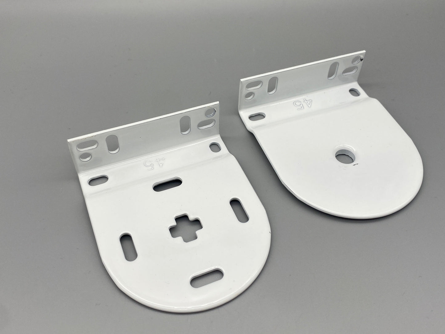 Pair of Replacement Roller Blinds Brackets Set - Metal Brackets - for 45mm System - Parts4Blinds