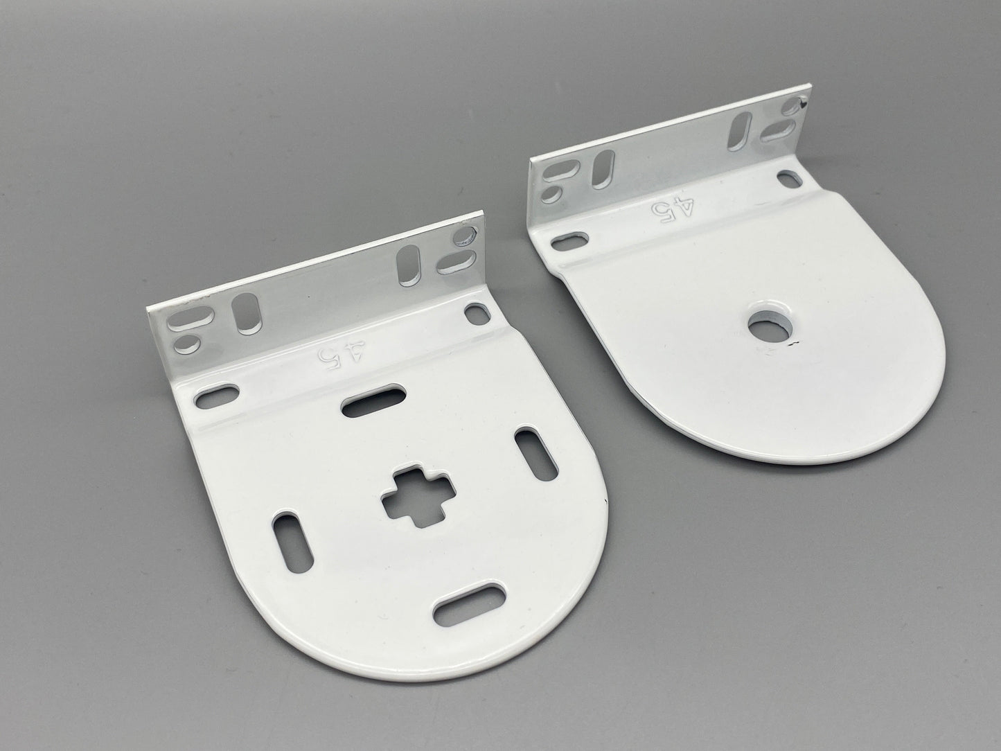 Pair of Replacement Roller Blinds Brackets Set - Metal Brackets - for 45mm System - Parts4Blinds
