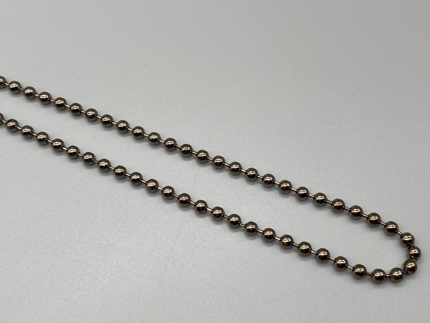 Gunmetal Chain - No.10 Bead Size: 4.5mm + Free Connector - Parts4Blinds