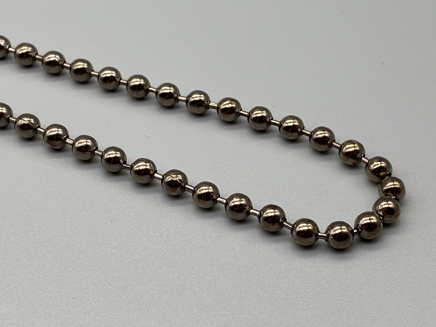 Gunmetal Chain - No.10 Bead Size: 4.5mm + Free Connector - Parts4Blinds