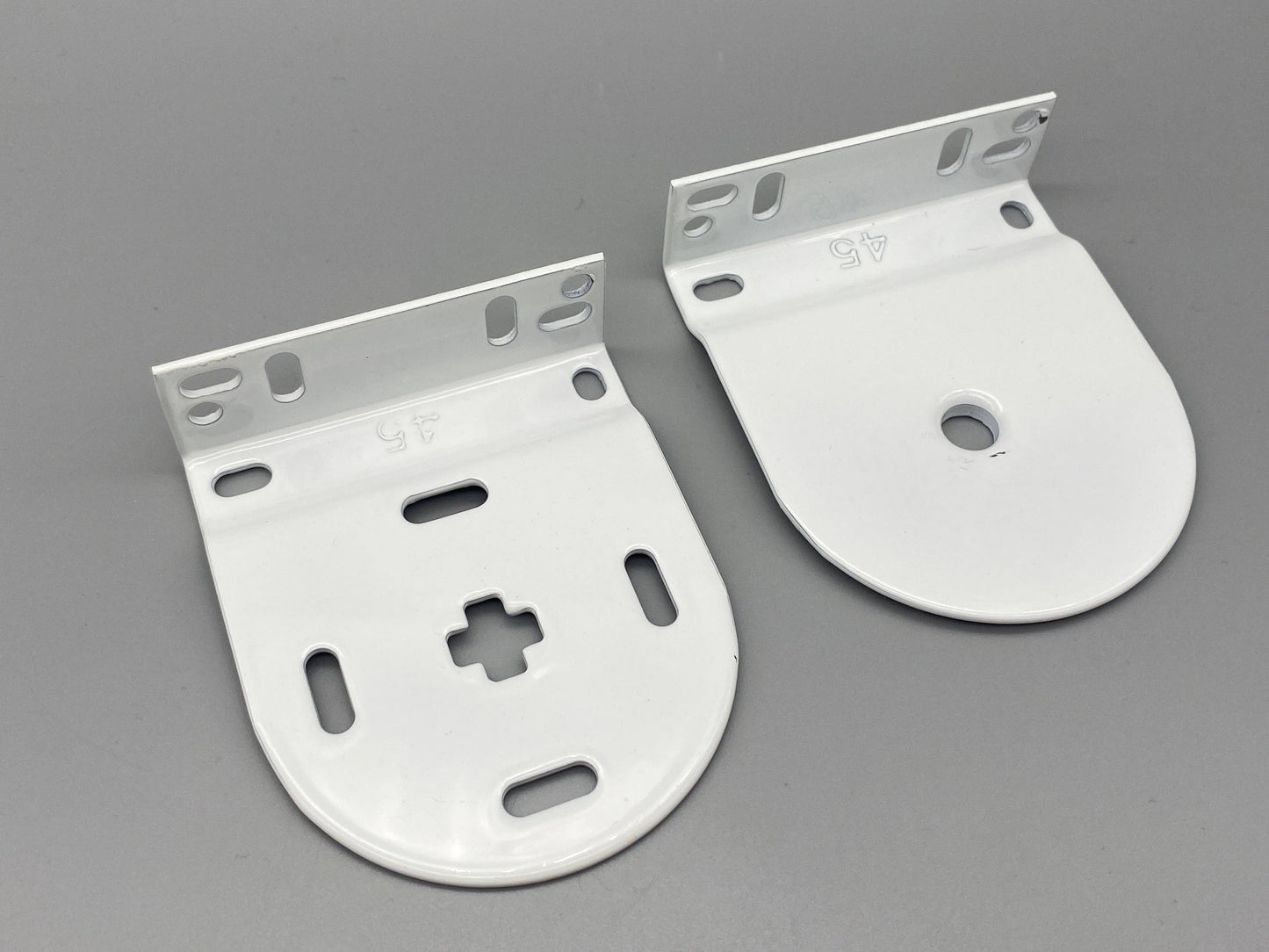 Pair of Replacement Roller Blinds Brackets Set - Metal Brackets - for 45mm System - Parts4Blinds