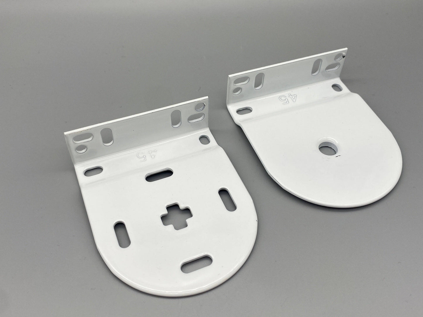 Pair of Replacement Roller Blinds Brackets Set - Metal Brackets - for 45mm System - Parts4Blinds