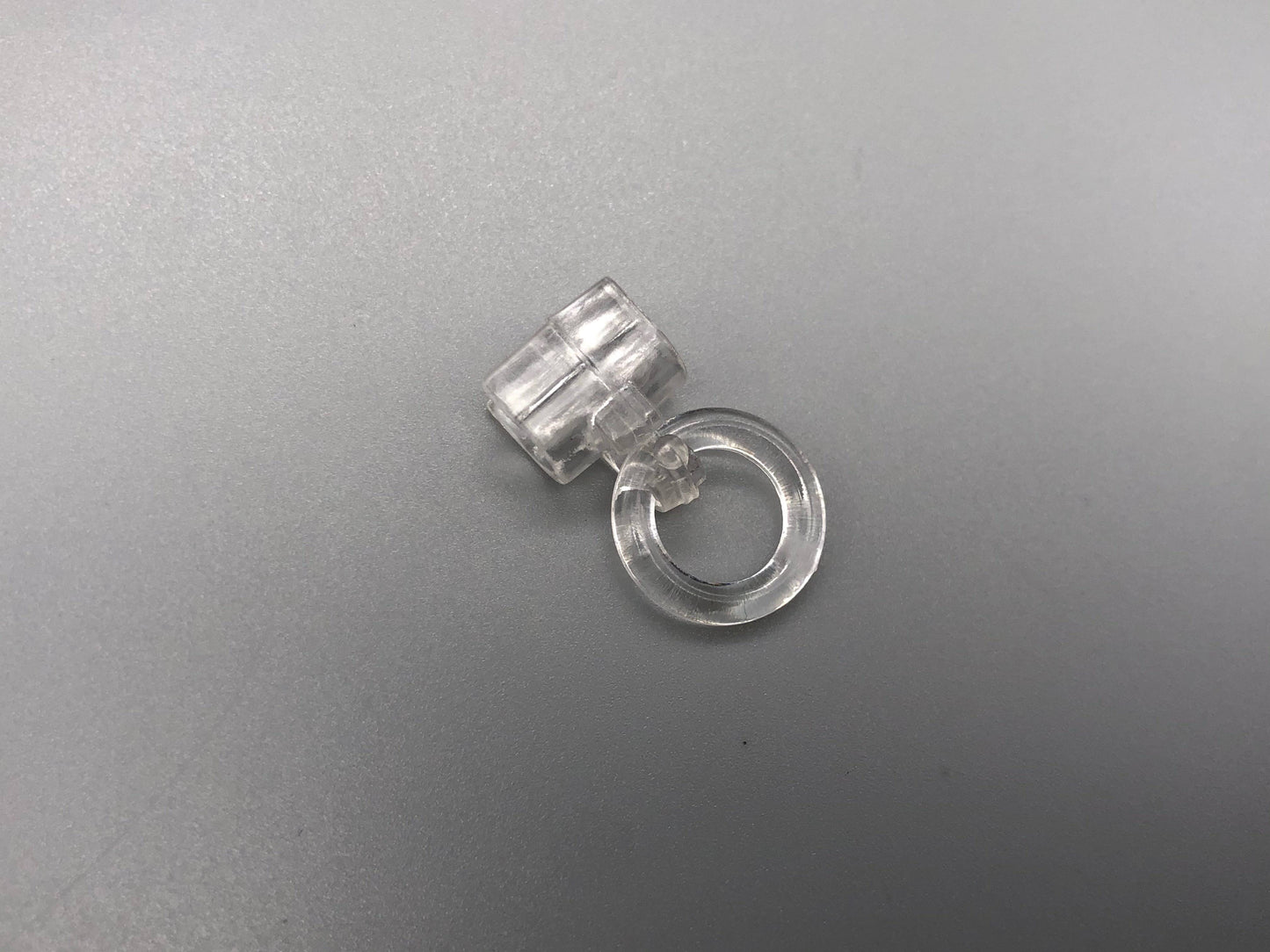 Clear Clip on Rings for 4mm Rods - Pack of 10 - Parts4Blinds