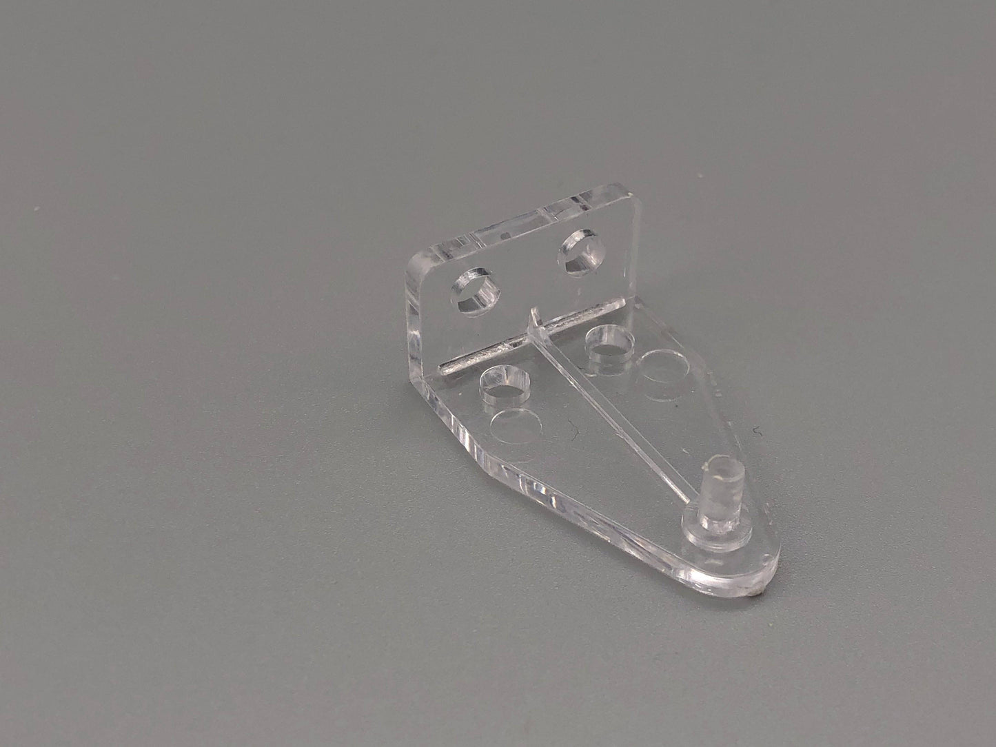 Hold Down Bracket for 35mm & 50mm Venetian Blinds - Clear - Pack of 4 - Parts4Blinds