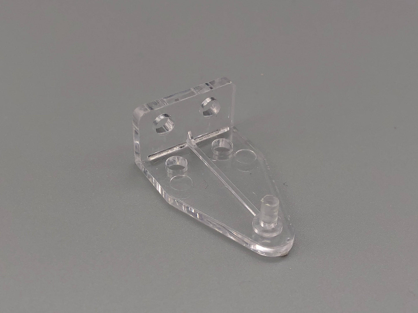 Hold Down Bracket for 35mm & 50mm Venetian Blinds - Clear - Pack of 4 - Parts4Blinds