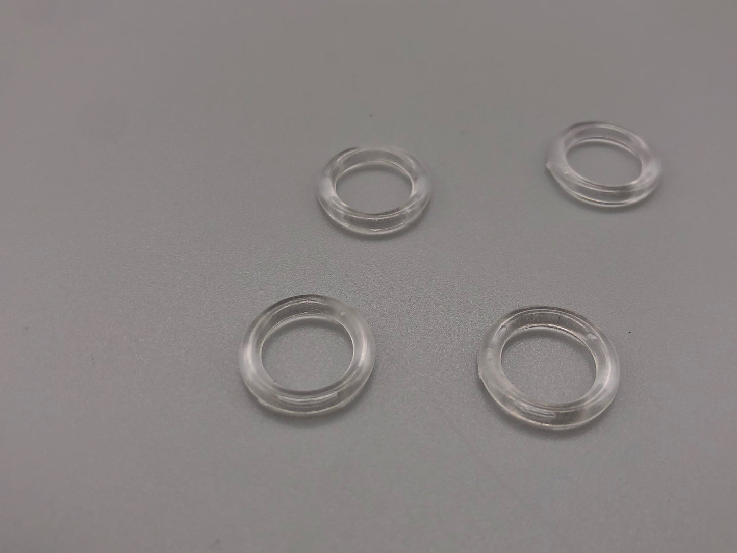 Roman Blinds Rings - Various Sizes - Clear & White Colour - Pack of 100pcs - Parts4Blinds