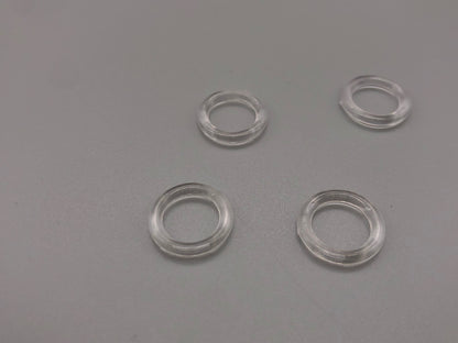 Roman Blinds Rings - Various Sizes - Clear & White Colour - Pack of 100pcs - Parts4Blinds