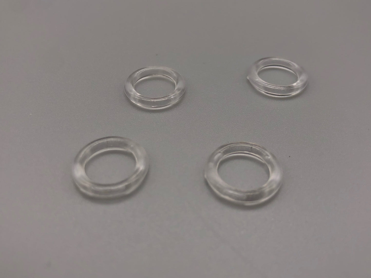 Roman Blinds Rings - Various Sizes - Clear & White Colour - Pack of 100pcs - Parts4Blinds