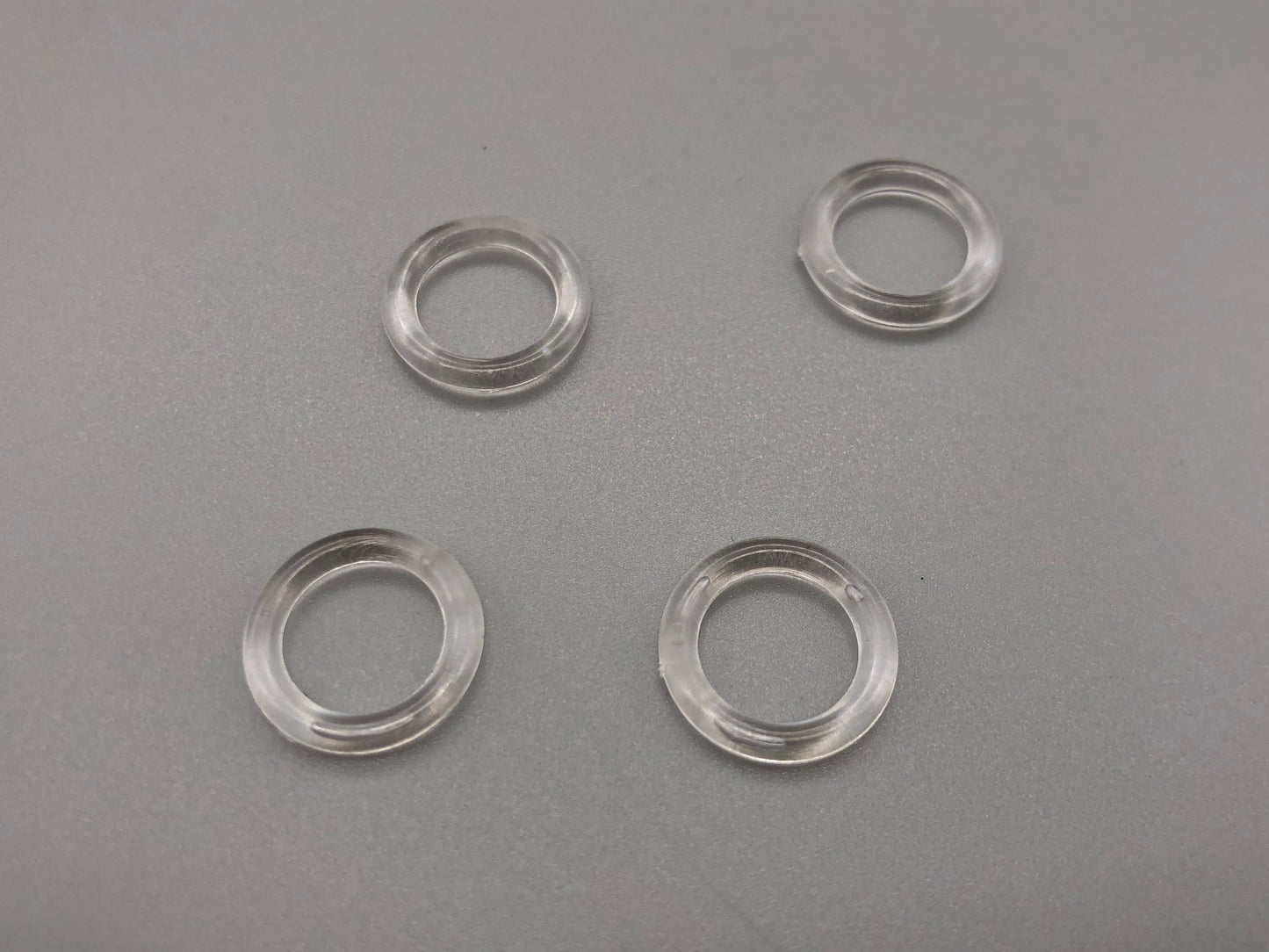 Roman Blinds Rings - Various Sizes - Clear & White Colour - Pack of 100pcs - Parts4Blinds