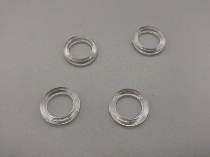 Roman Blinds Rings - Various Sizes - Clear & White Colour - Pack of 100pcs - Parts4Blinds
