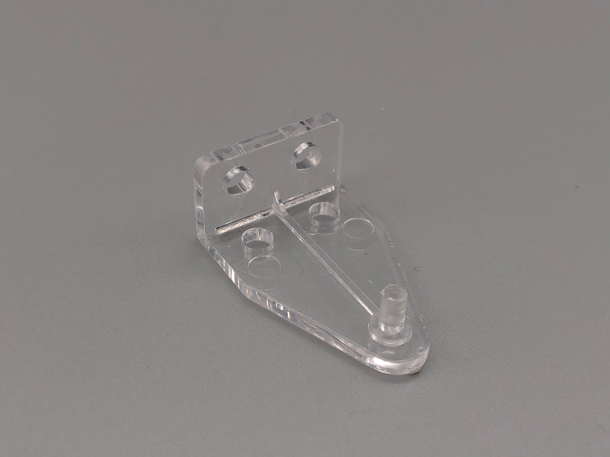 Hold Down Bracket for 35mm & 50mm Venetian Blinds - Clear - Pack of 4 - Parts4Blinds