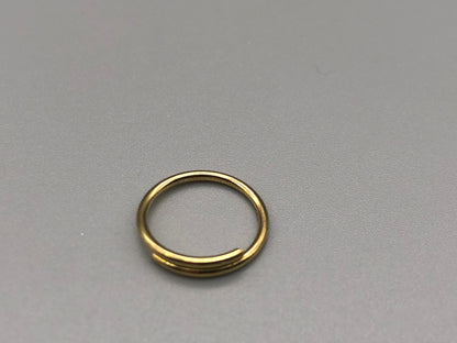Gold Metal Split Rings - Inner Diameter 19mm & 22mm - Pack of 50pcs - Parts4Blinds