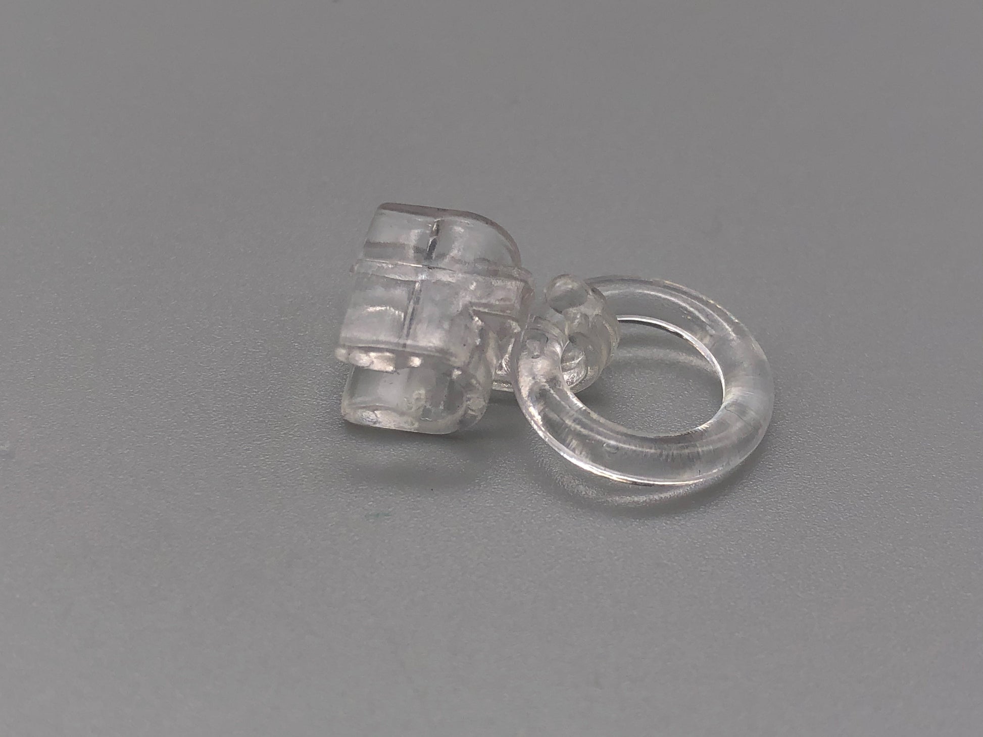 Clear Clip on Rings for 4mm Rods - Pack of 10 - Parts4Blinds