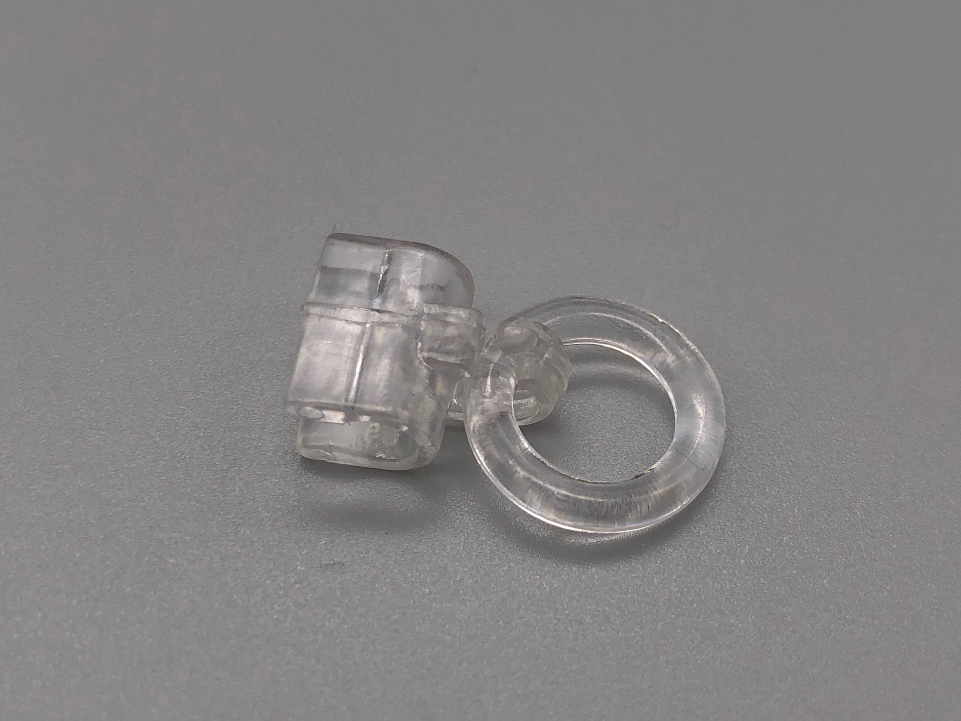 Clear Clip on Rings for 4mm Rods - Pack of 10 - Parts4Blinds