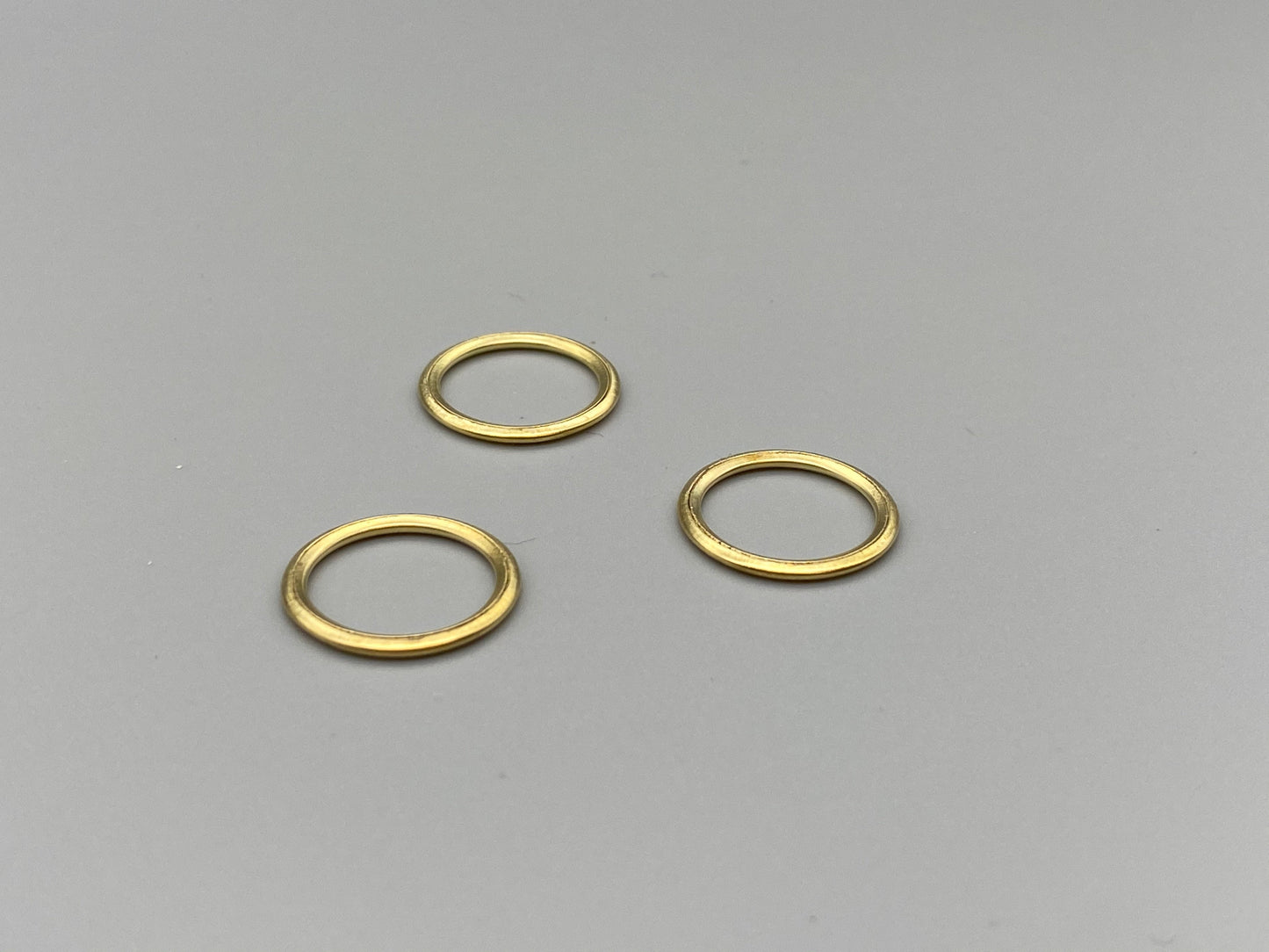 Gold Metal Rings - Inner Diameter 15mm - Pack of 50pcs - Parts4Blinds