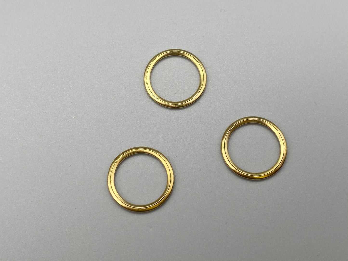 Hollow Brass Metal Rings - Various Sizes / Diameters - Parts4Blinds