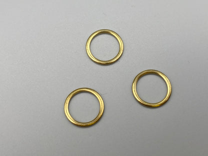 Hollow Brass Metal Rings - Various Sizes / Diameters - Parts4Blinds