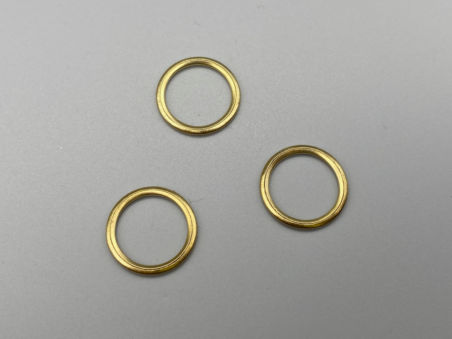 Hollow Brass Metal Rings - Various Sizes / Diameters - Parts4Blinds