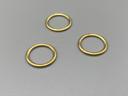 Hollow Brass Metal Rings - Various Sizes / Diameters - Parts4Blinds