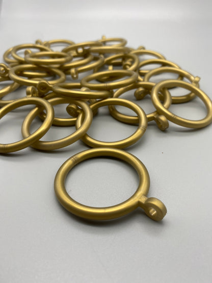 20x Plastic Pole Rings with Fixed Eyelet - For Poles Upto 20mm - Pack of 20pcs - Parts4Blinds