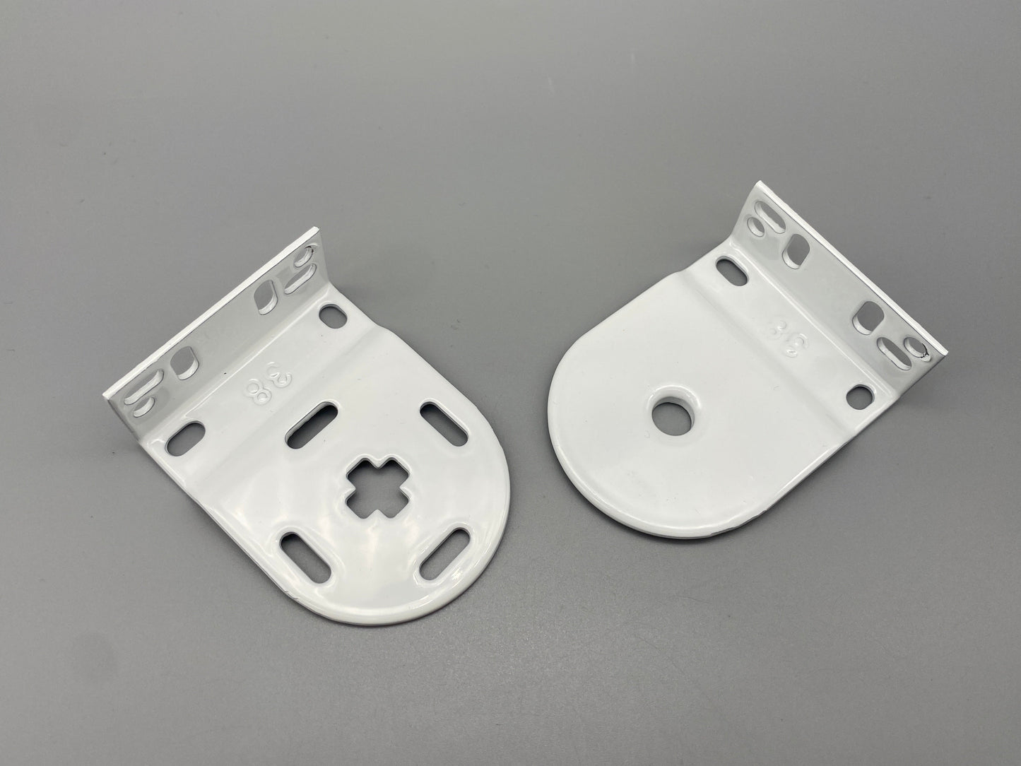 Pair of Replacement Roller Blinds Brackets Set - Metal Brackets - for 38mm System - Parts4Blinds
