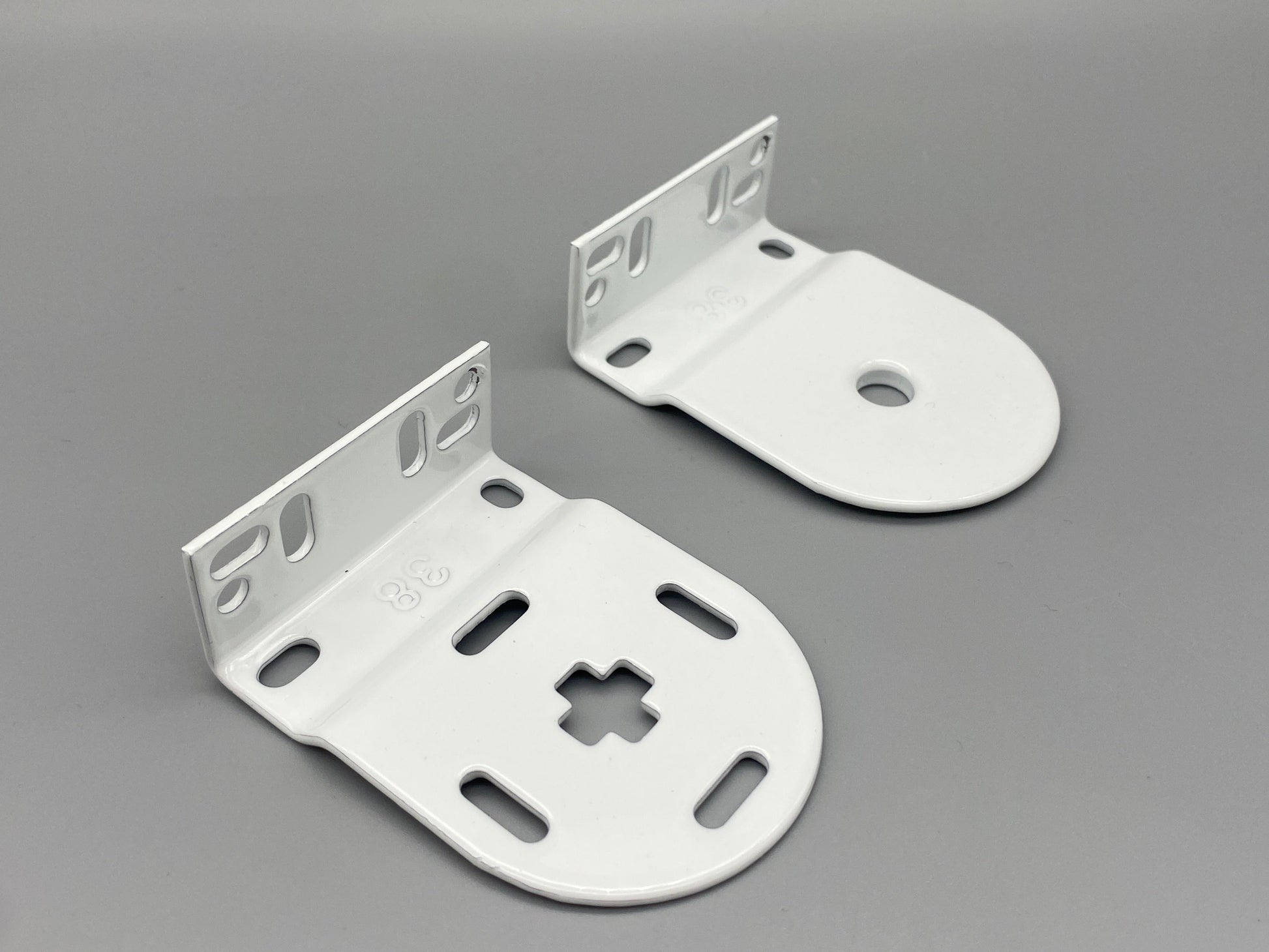 Pair of Replacement Roller Blinds Brackets Set - Metal Brackets - for 38mm System - Parts4Blinds