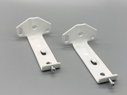 Extended White Bracket for Wall & Ceiling - 90mm Extension - Pack of 4 - Parts4Blinds