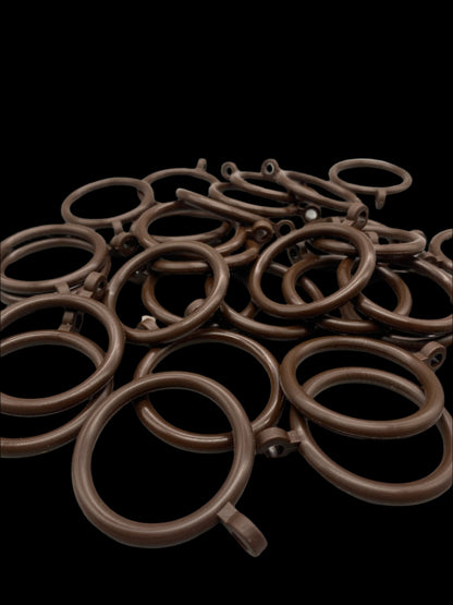 20x Plastic Pole Rings with Fixed Eyelet - For Poles Upto 20mm - Pack of 20pcs - Parts4Blinds