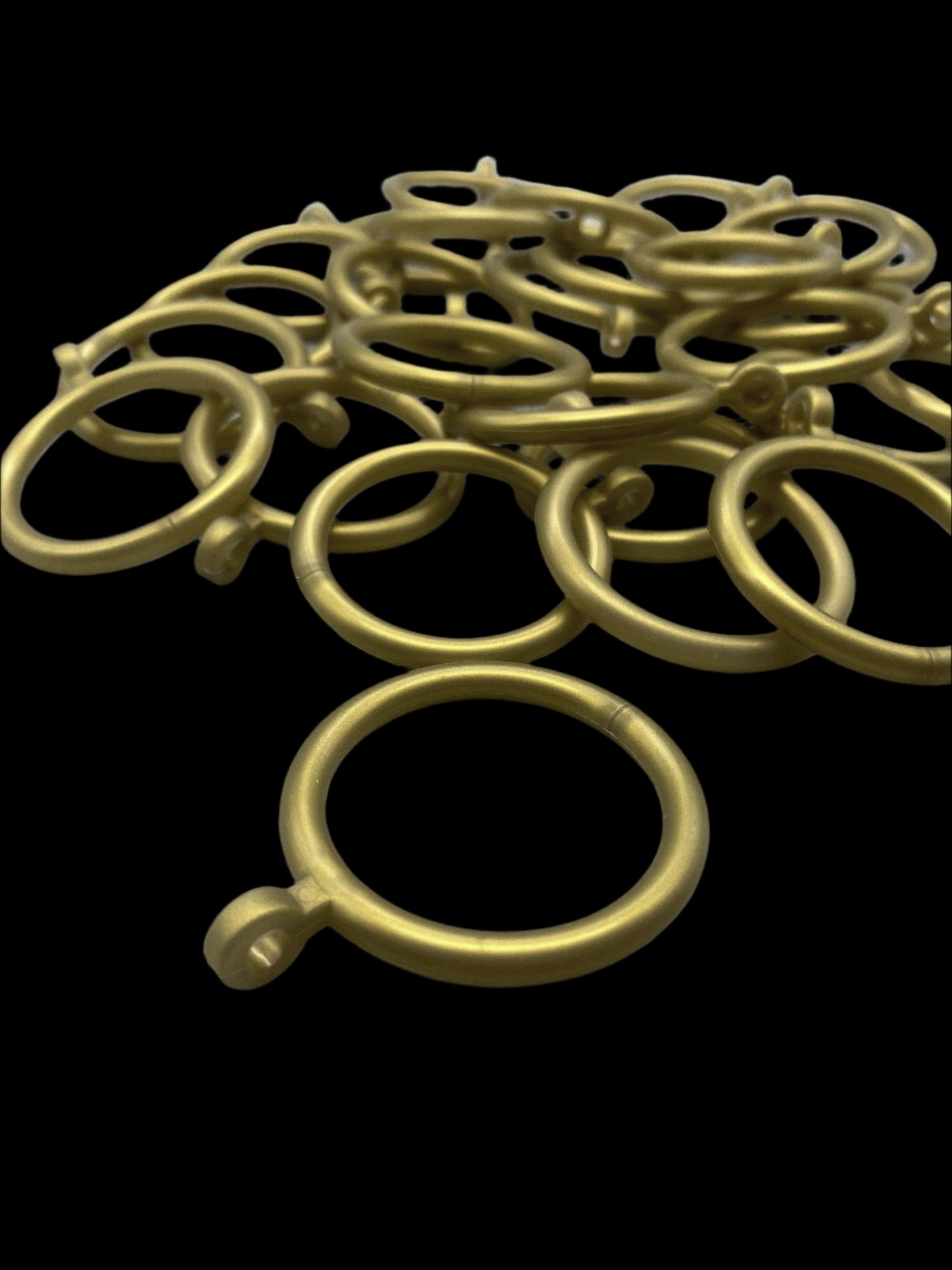 20x Plastic Pole Rings with Fixed Eyelet - For Poles Upto 20mm - Pack of 20pcs - Parts4Blinds