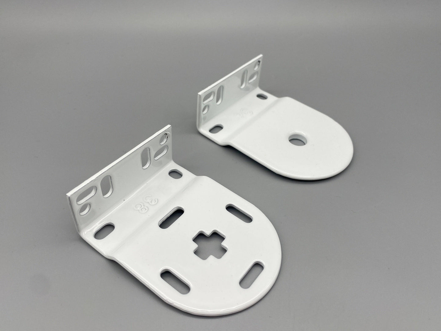 Pair of Replacement Roller Blinds Brackets Set - Metal Brackets - for 38mm System - Parts4Blinds