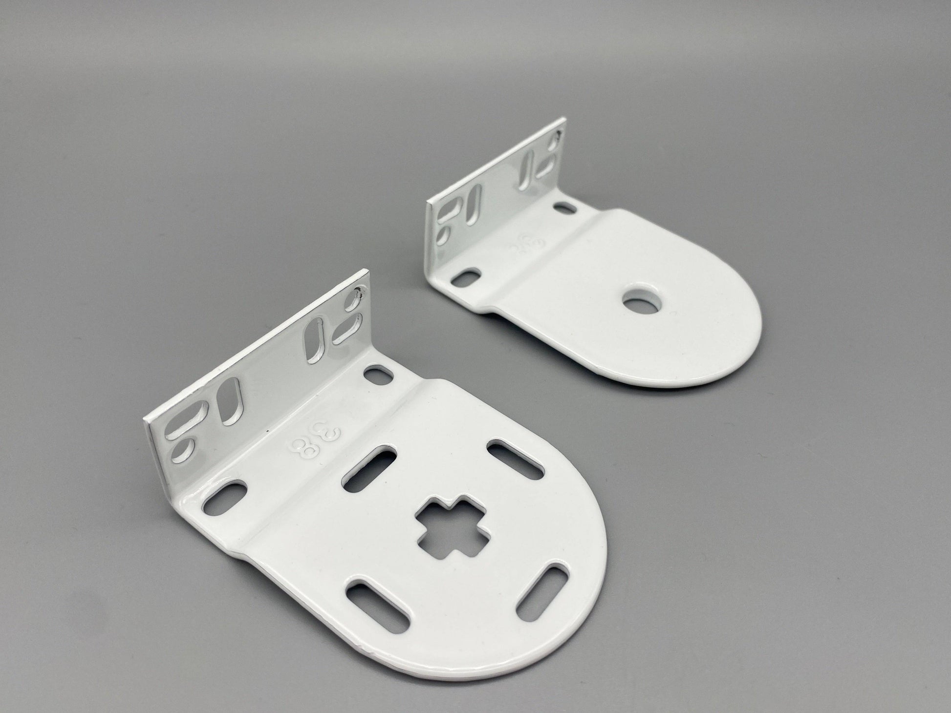 Pair of Replacement Roller Blinds Brackets Set - Metal Brackets - for 38mm System - Parts4Blinds