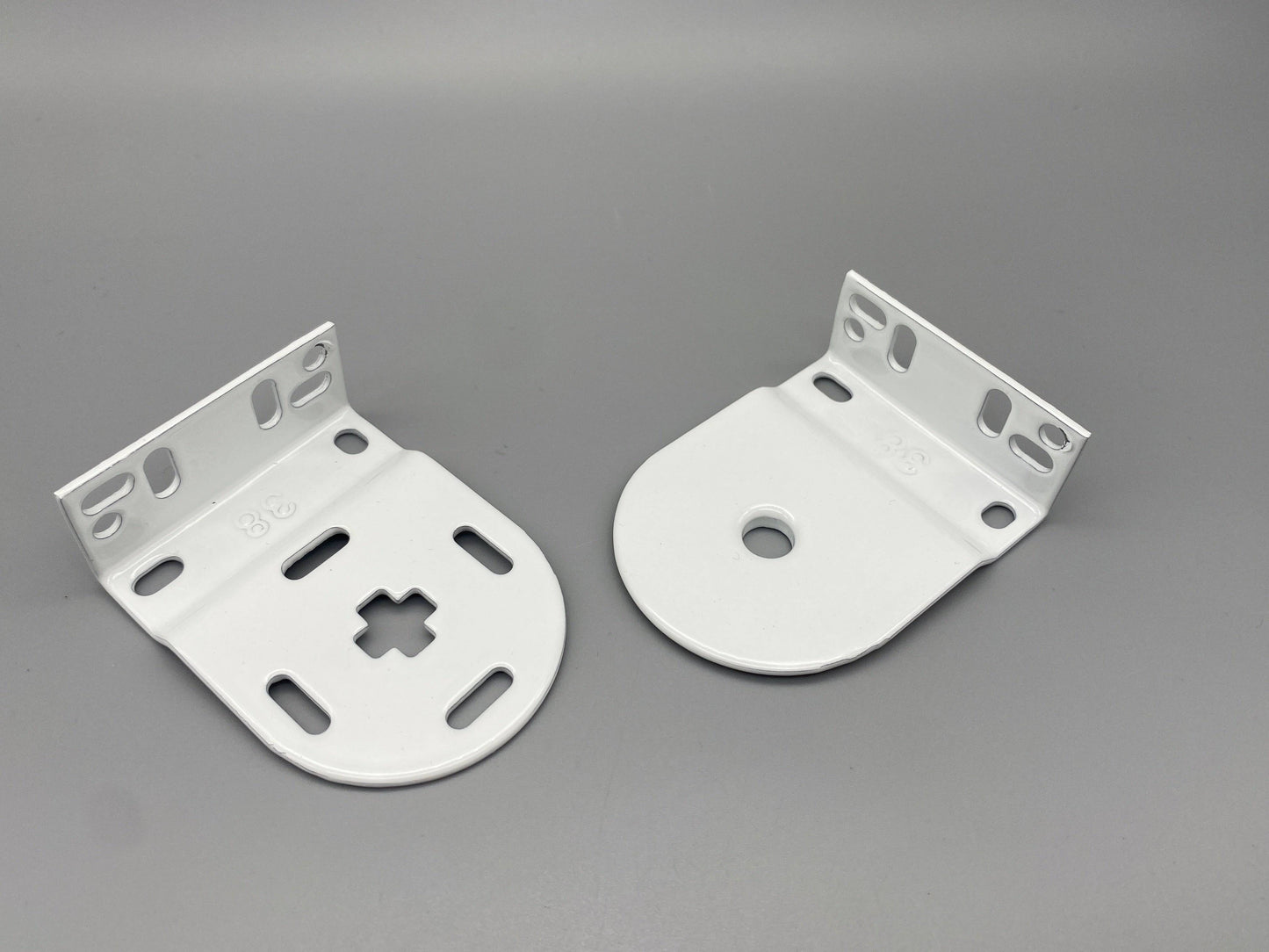 Pair of Replacement Roller Blinds Brackets Set - Metal Brackets - for 38mm System - Parts4Blinds