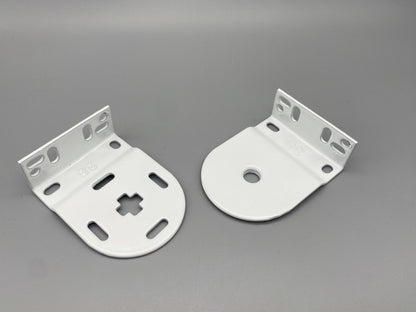 Pair of Replacement Roller Blinds Brackets Set - Metal Brackets - for 38mm System - Parts4Blinds
