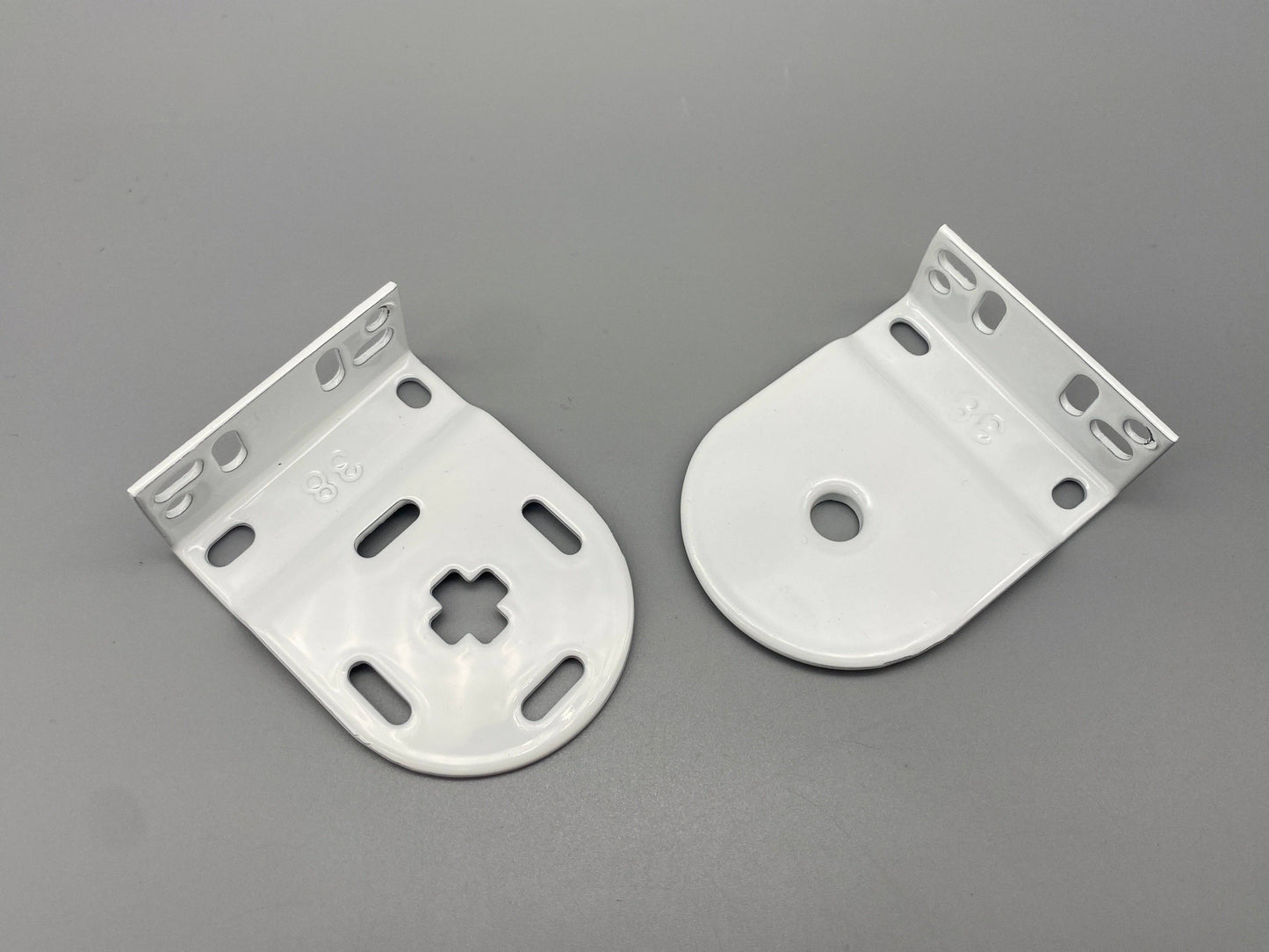 Pair of Replacement Roller Blinds Brackets Set - Metal Brackets - for 38mm System - Parts4Blinds