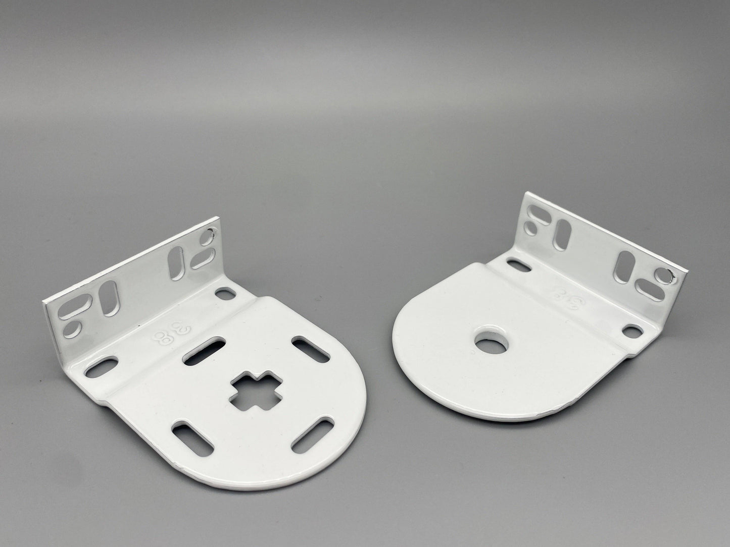 Pair of Replacement Roller Blinds Brackets Set - Metal Brackets - for 38mm System - Parts4Blinds