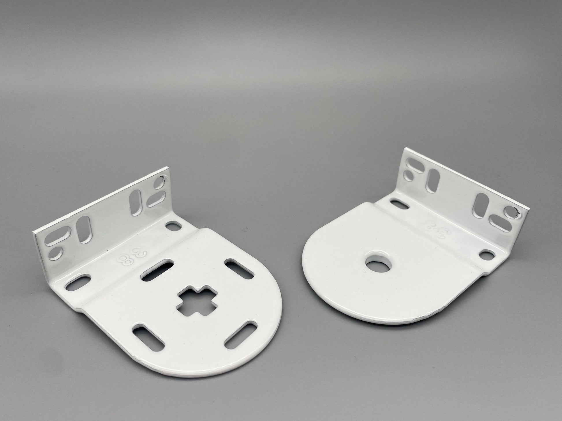 Pair of Replacement Roller Blinds Brackets Set - Metal Brackets - for 38mm System - Parts4Blinds