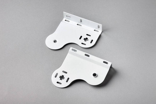 Double Brackets for 32mm Roller Blinds - Coated Metal - Opposite Chain - Pair - Parts4Blinds