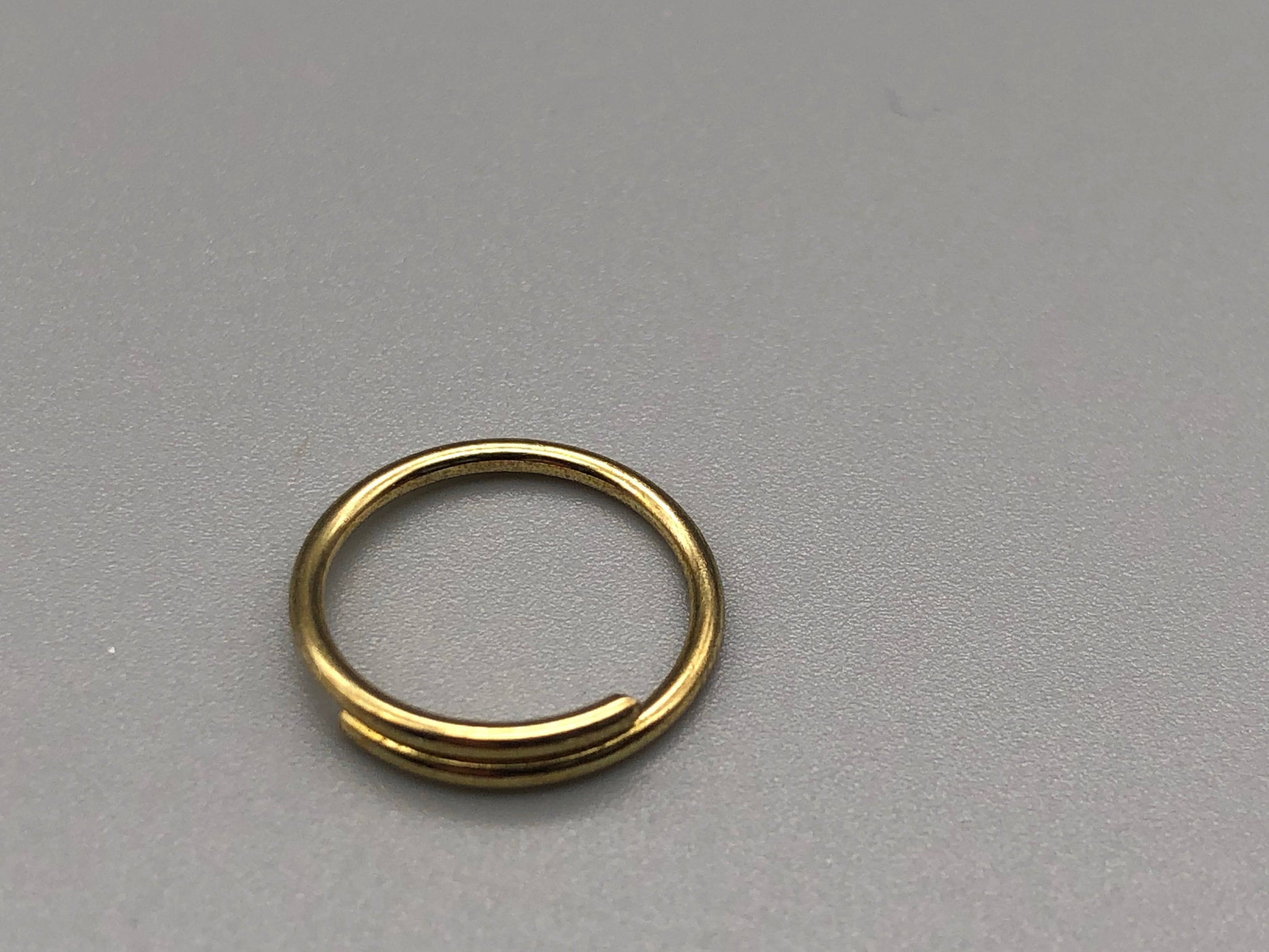Gold Metal Split Rings - Inner Diameter 19mm & 22mm - Pack of 50pcs - Parts4Blinds