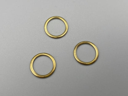 Hollow Brass Metal Rings - Various Sizes / Diameters - Parts4Blinds