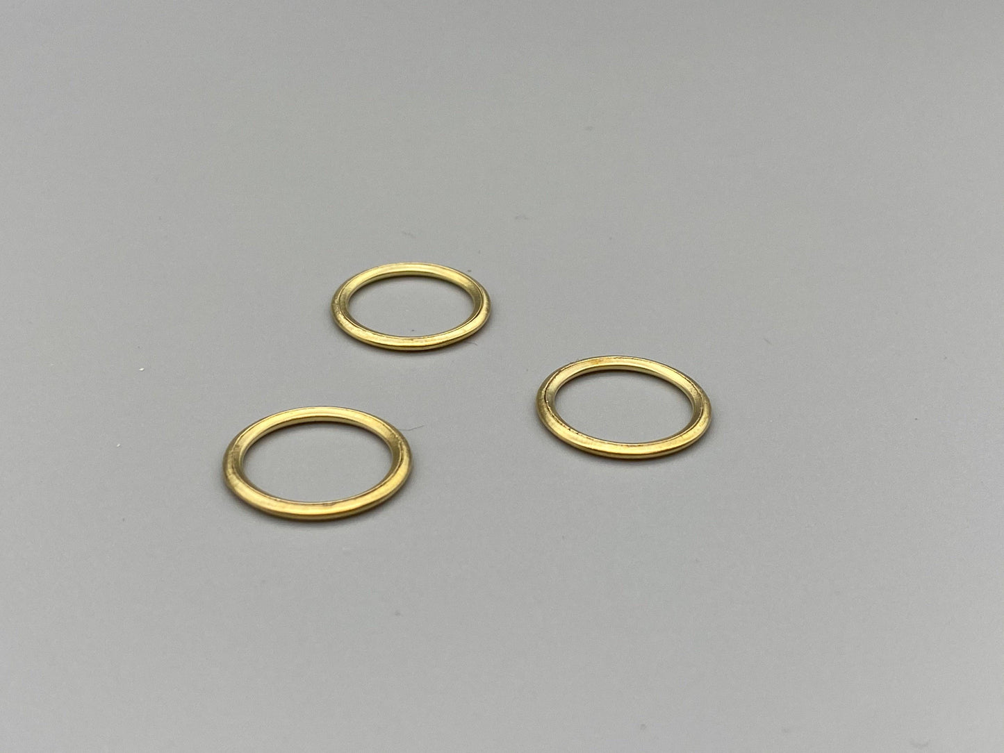 Hollow Brass Metal Rings - Various Sizes / Diameters - Parts4Blinds