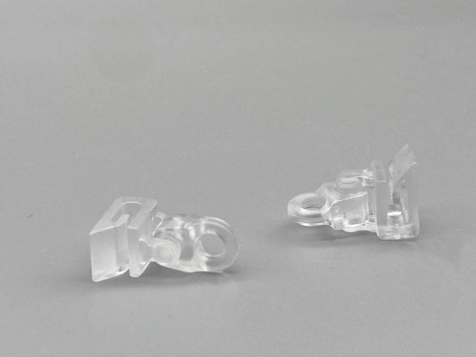 Safety Clear Clip Rings for Roman Blinds - Pack of 10 - Parts4Blinds