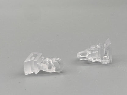 Safety Clear Clip Rings for Roman Blinds - Pack of 10 - Parts4Blinds
