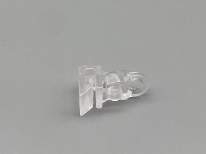 Safety Clear Clip Rings for Roman Blinds - Pack of 10 - Parts4Blinds