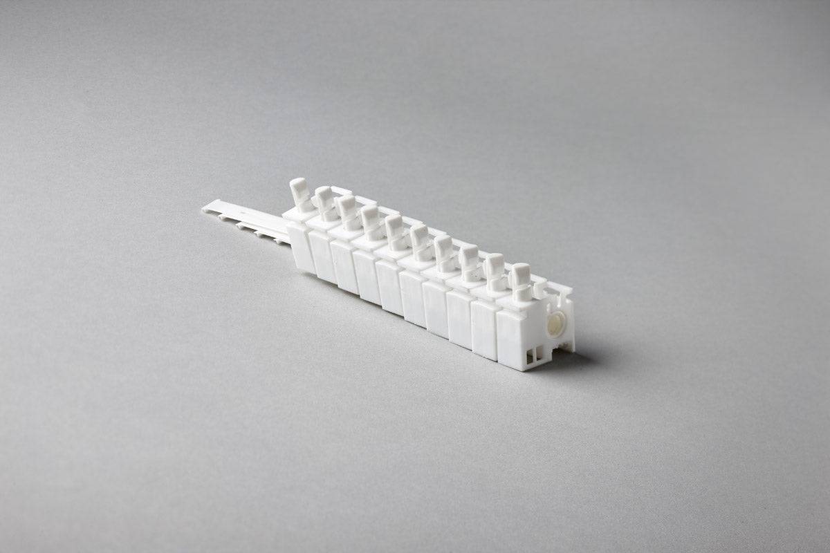 Linked Runner 89mm - Vertical Narrow Headrail - Left Hand - Pack of 10 - Parts4Blinds