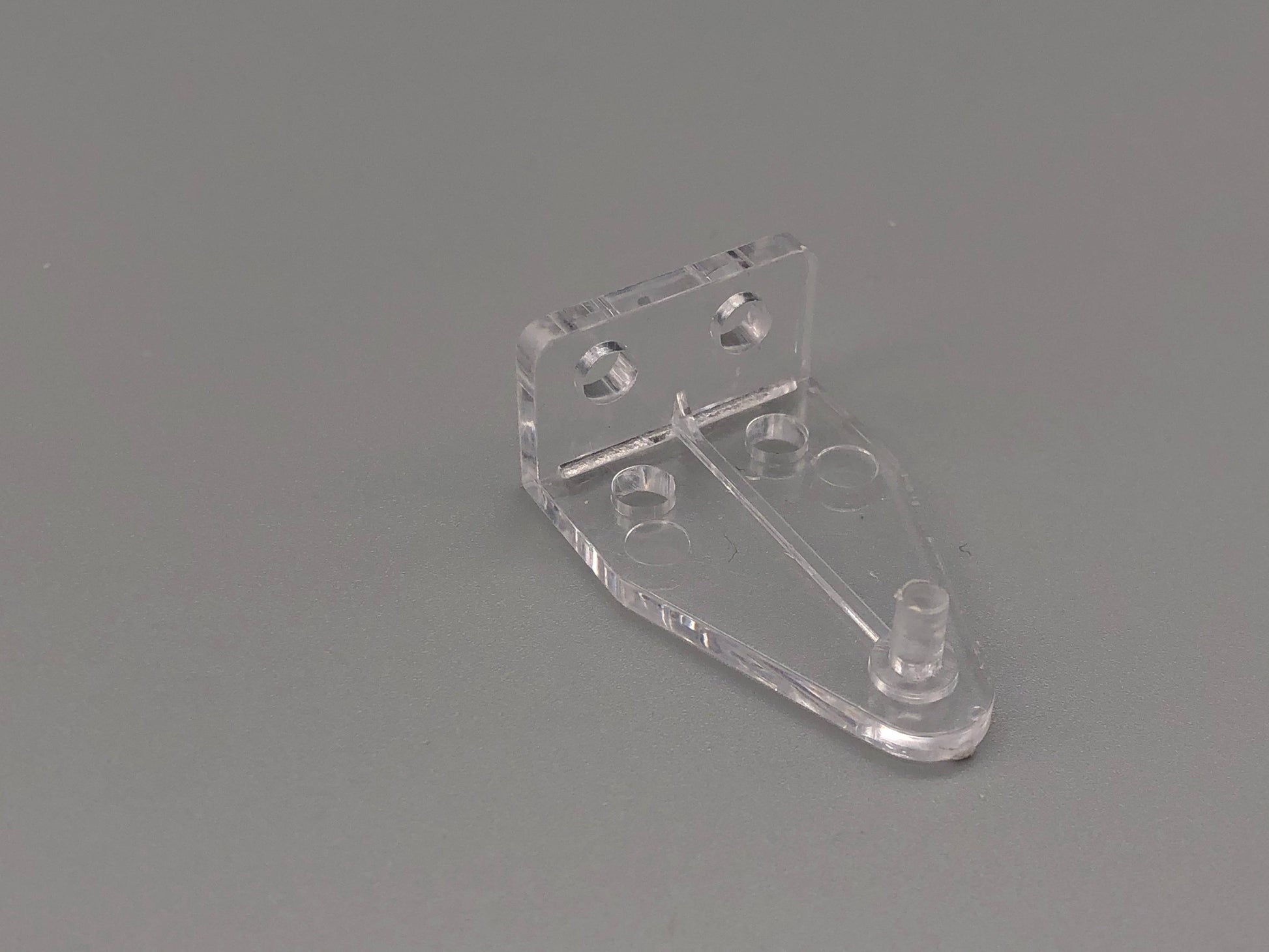 Hold Down Bracket for 35mm & 50mm Venetian Blinds - Clear - Pack of 4 - Parts4Blinds